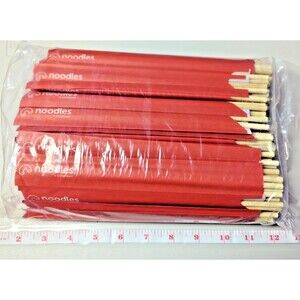 Premium Disposable Bamboo Chopsticks – 9" Round, Individually Wrapped 100 Pairs